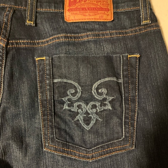 Lucky Brand Jeans By Gene Montesano Reg Straight Leg Classic Cotton Size 12/31 - Picture 6 of 13